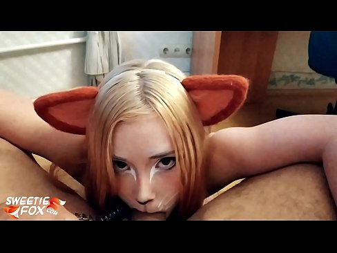 ❤️ Кіцуне ковтає член і кончить в рот Анальне відео у нас uk.drpornofilme.ru ﹏